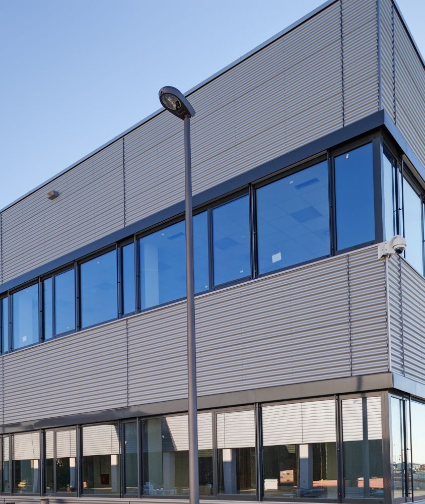 fachada de vidro em Olinda