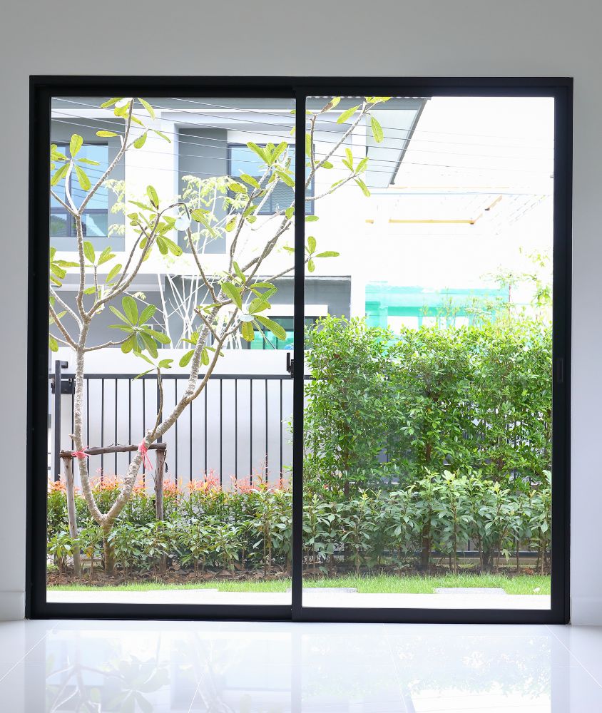 porta de vidro em Olinda